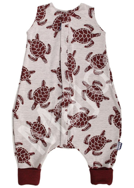 Kaarsgaren Merino spací pytel 70 cm želva vínová s nožičkami