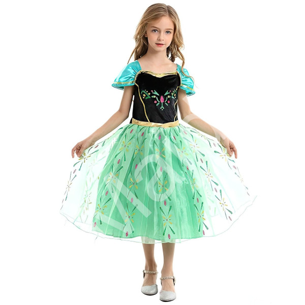 FunCo Dětský kostým ANNA Frozen Premium 134-146 XL