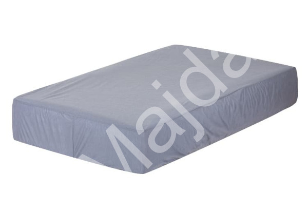 Kaarsgaren 2v1 Šedé prostěradlo 140x200cm a chránič matrace