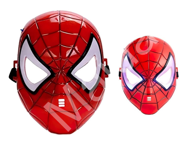 FunCo Spiderman svítící maska červená