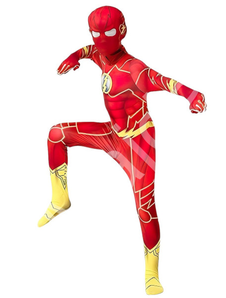 FunCo Dětský kostým Avengers Flash s maskou 134-146 XL