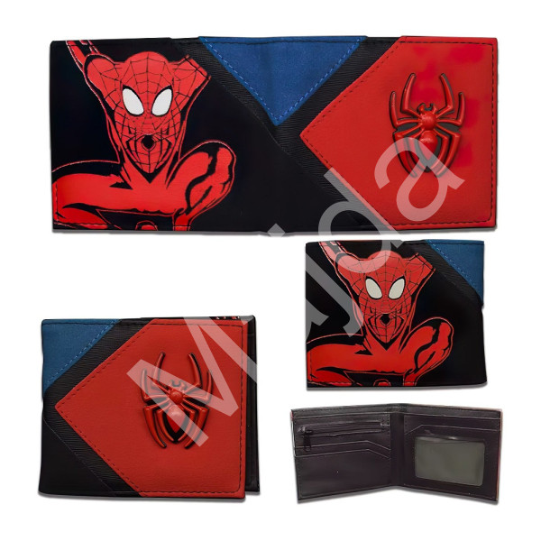 bHome Peněženka Spiderman s 3D kovovým znakem