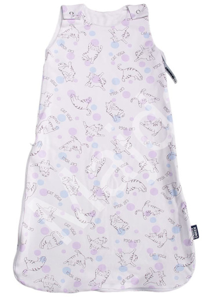 Kaarsgaren Letní spací pytel 70 cm kočka jóga zip na boku