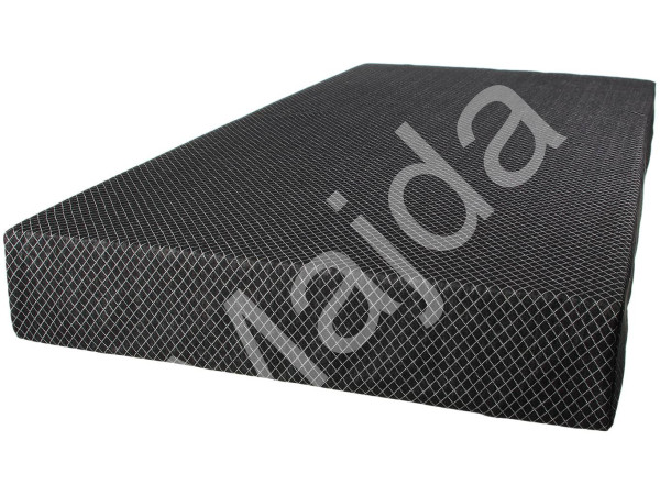 Kaarsgaren 2v1 Tencel prostěradlo a chránič 60x120cm černá mřížka