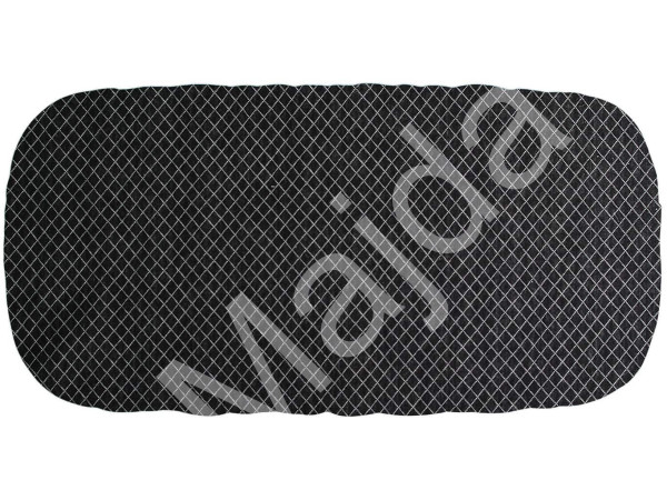 Kaarsgaren Nepromokavé Tencel prostěradlo do kočárku černá mřížka