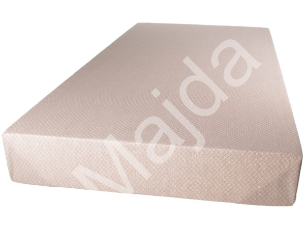 Kaarsgaren 2v1 Tencel prostěradlo a chránič 70x140cm béžová mřížka