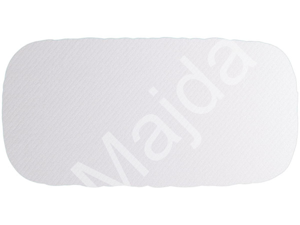 Kaarsgaren Nepromokavé Tencel prostěradlo do kočárku bílá mřížka