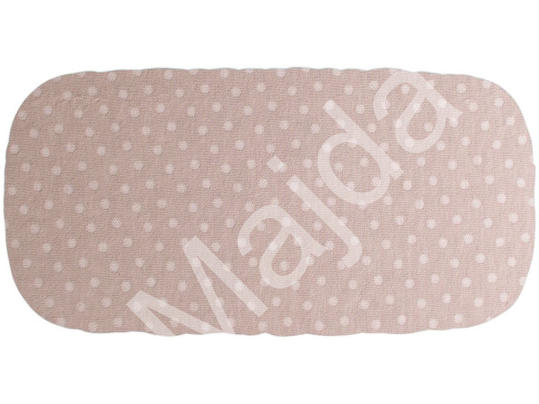 Kaarsgaren Nepromokavé Tencel prostěradlo do kočárku béžové puntíky