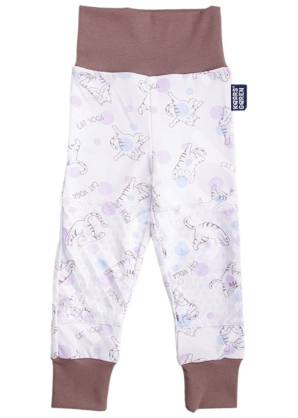 Kaarsgaren Kalhoty s protiskluzem bavlna kočka jóga 74