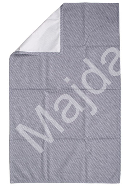 Kaarsgaren Přebalovací podložka Tencel šedá mřížka 48 x 80 cm