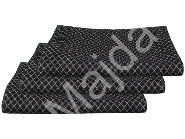 Kaarsgaren 3 ks Přebalovací podložka Tencel černá mřížka 48 x 80 cm