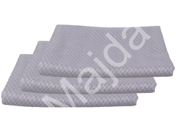 Kaarsgaren 3 ks Přebalovací podložka Tencel šedá mřížka 48 x 80 cm