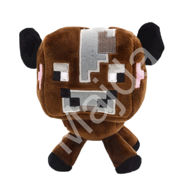 Plush Plyšová hračka Minecraft Kráva hnědá 23cm