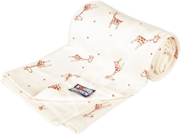 Kaarsgaren Letní deka 100x150cm z biobavlny žirafy