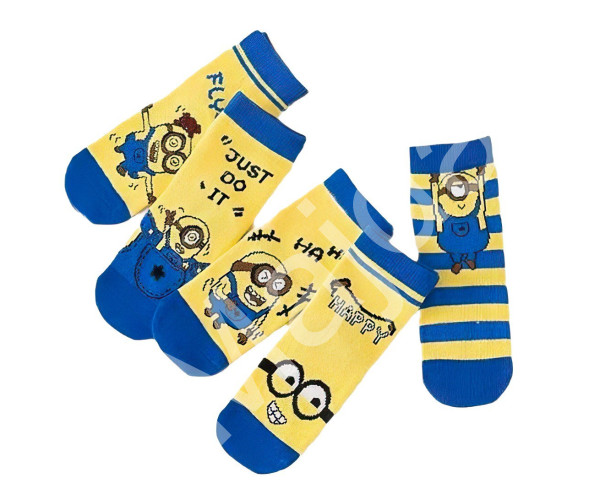 Snugs Dětské ponožky Mimoni 3-5 let 5ks