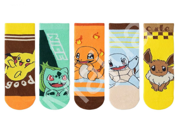 Snugs Dětské ponožky Pokémon 3-5 let 5 párů