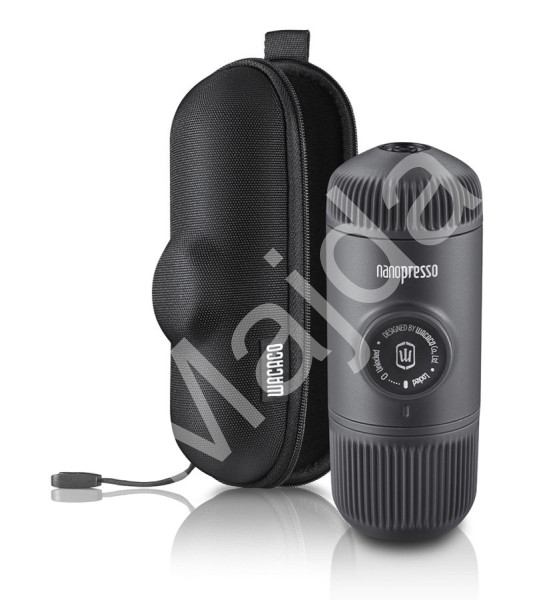 Nanopresso šedé + pevný obal cestovní kávovar (4)