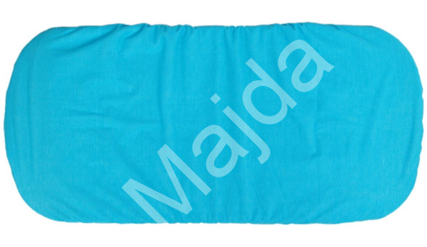 Kaarsgaren Nepromokavé Tencel prostěradlo do kočárku tyrkysové