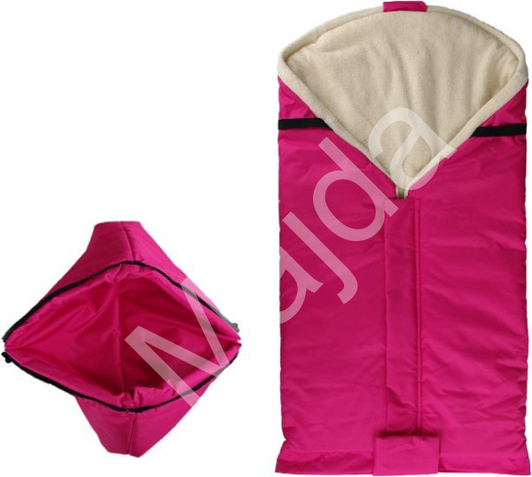 Kaarsgaren Růžový fusak s beránkem z biobavlny