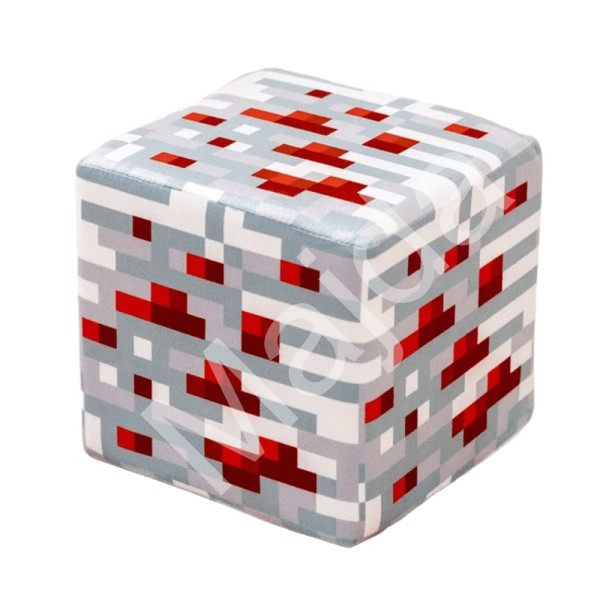 Plush Pěnová kostka Minecraft blok Redstone 20cm