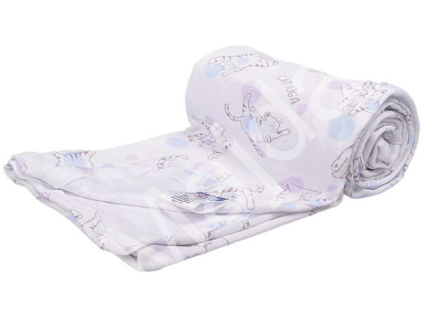 Kaarsgaren Letní bavlněná deka 150×200 cm – kočičky cvičí jógu