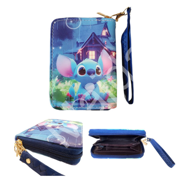 Bagito Dětská peněženka Lilo a Stitch s poutkem a karabinou