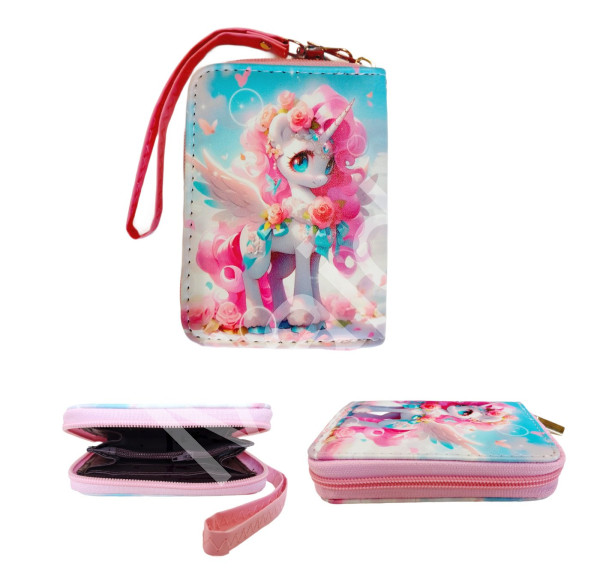 Bagito Dětská peněženka Jendorožec s poutkem a karabinou