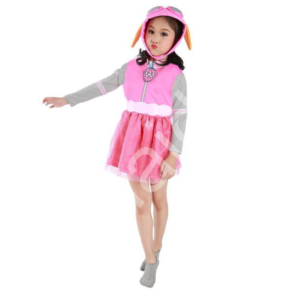 FunCo Dětský kostým Tlapková patrola Skye 116-122 M