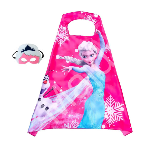 FunCo Dětský karnevalový převlek Frozen Elsa Královna 2v1