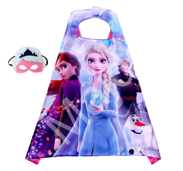 FunCo Dětský karnevalový převlek Frozen Elsa a Anna Friends 2v1