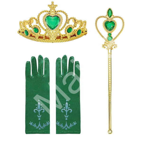 FunCo Anna Frozen Královská sada doplňků s korunkou 3v1