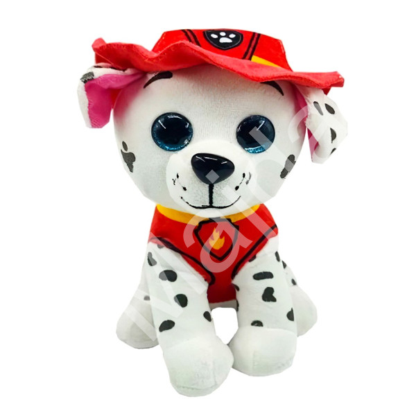 Plush Plyšová hračka Tlapková patrola Pejsek hasič Marshall 23cm