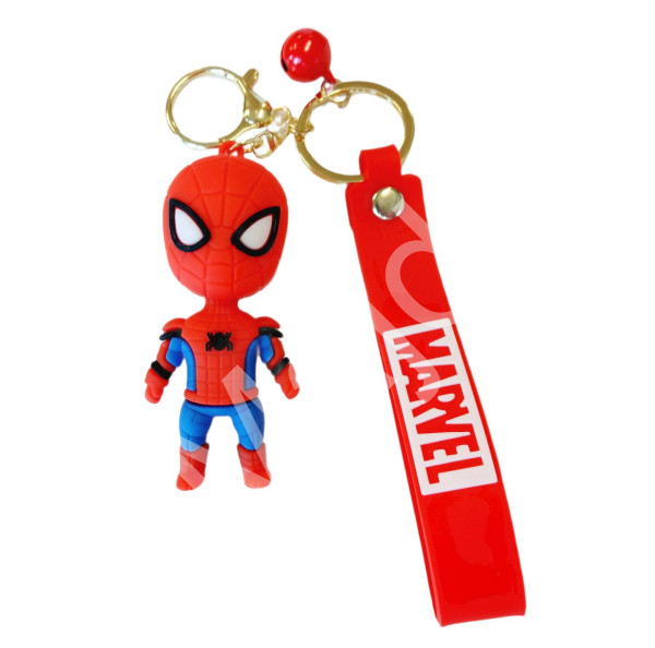 Bagito Dětská klíčenka Spiderman s poutkem a karabinou