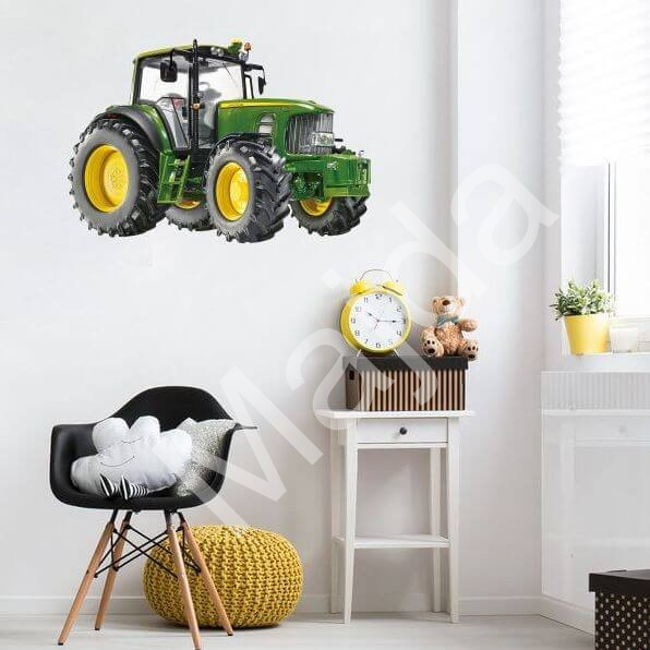 Inspio Dětské samolepky na zeď pro kluky - Traktor N.1 - 65x95cm