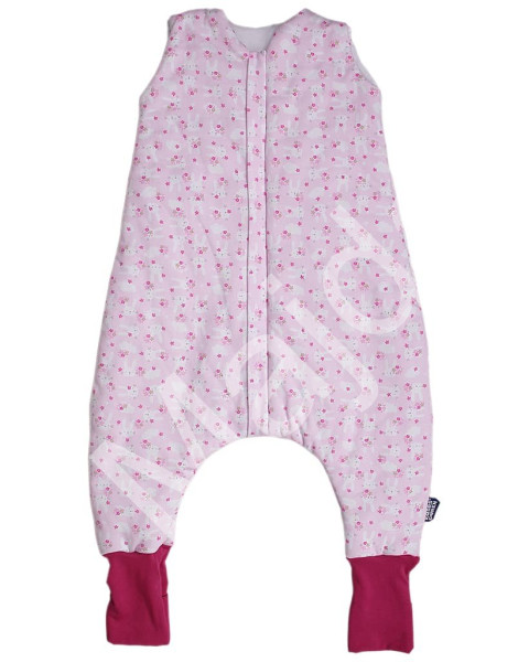 Kaarsgaren Spací pytel nohavice 70 cm – růžový zajíc