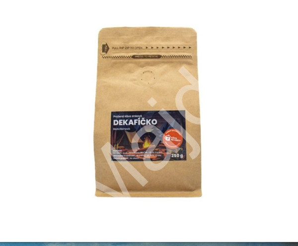 Zrnková káva Dekafíčko bez kofeinu 0,25 kg (1)