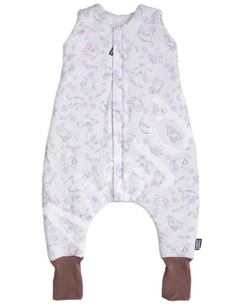 Kaarsgaren Spací pytel nohavice 80 cm – kočky cvičící jógu