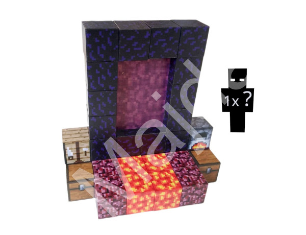 Toybit Magnetická stavebnice Minecraft Portál 32ks