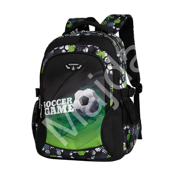 bHome Školní batoh Fotbal zelený