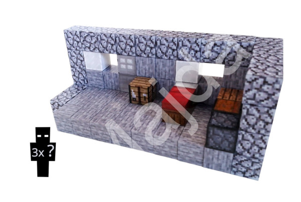 Toybit Magnetická stavebnice Minecraft Craftovací místnost 83ks