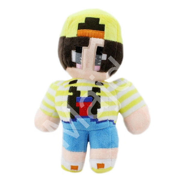 Toybit Plyšová hračka Minecraft Steve skin ocelot 19cm