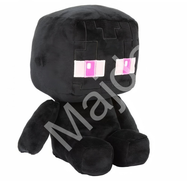 Toybit Plyšová hračka Minecraft Enderman Pixel maxi 25cm