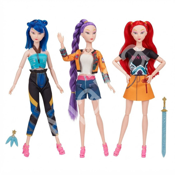 Toybit Kolekce figurek Demon Hunters K-pop Music 30cm 3ks