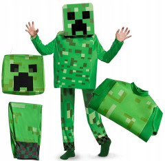bHome Dětský kostým Minecraft Creeper 104-116 S