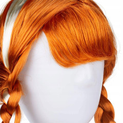 bHome Anna Frozen zlatohnědá paruka s copánky 60cm