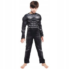 FunCo Dětský kostým Svalnatý Černý panter 122-134 L