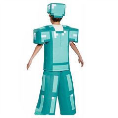 FunCo Dětský kostým Minecraft Steve diamantový 128-134 L
