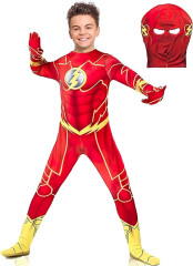 FunCo Dětský kostým Avengers Flash s maskou 134-146 XL