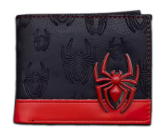 bHome Peněženka Spiderman s 3D kovovým znakem Embossed
