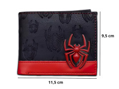 bHome Peněženka Spiderman s 3D kovovým znakem Embossed